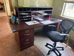 Desk with Credenza