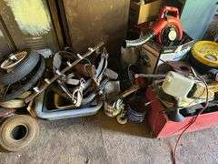 Hand Tools, Homelite Blower, Rakes and Yard Tools, and other Misc.