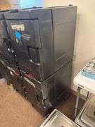2 Rubbermaid Insulated Food Pan Carriers on Wheels