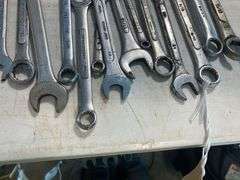 Various Sized Fixed Wrenches