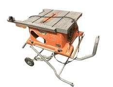 RIDGID 10in Portable Table Saw - Model R4510 - Serial No. Z94420453 - 120V
