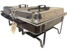 2 Rubbermaid Insulated Food Pan Carriers on Wheels