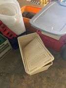 Totes, Boxes, Tarps, Blankets