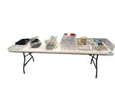 Two 8ft Lifetime Foldable Tables