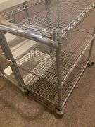 Metal Mesh Cart, Small Sterilite Shelving Unit
