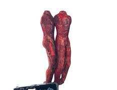 2 Bloody Body Props with 2 Tombs