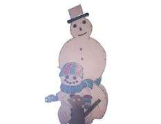 Appox 7ft Snowman and Other Christmas Decorations