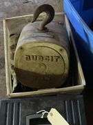 2 Ton Hoist Budgit a File Box and Some Assorted Toys