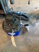 2 Wet/Dry Shop Vacs Hang Up Vacs with Attachments