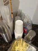 Disposable Coffee Boxes - Coffee Stirrers, Cups, Creamer, Condiment Holder