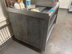 4’ Stainless Steel Table with Storage Underneath