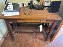 Wooden Desk with Drawer