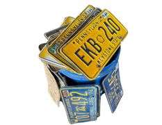 30 Plus License Plates Including Pennsylvania Keystone State, Bicentennial, Blue, Yellow, Tri Color, Truck Plates