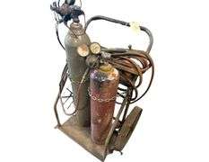 Welding Cart With Tanks & Torches