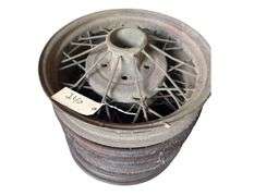 4 1920’s or 30’s Ford 5 Lug Wire Wheels