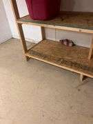 2 Wooden Storage Shelves, each 8ft x 30in x 8ft, Screwed Together, Contents NOT Included