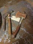 Axes and 20in Wooden Plaque