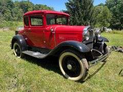 1930 Model A - Restored - VIN: A3449660 - With 1930s 4 Post Auto Lift