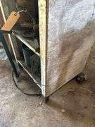 Wooden Stand with Contents - 20in x 29in x 17in