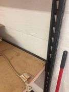 Metal Shelving Unit with Wooden Shelves, 6ft x 2ft x 6ft