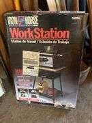 Lot of Assorted Tools and Equipment - Shovels, Rakes, Ladder, Iron Horse Work Station