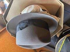 Bin Full of Cowboy Hats and Vintage Men’s Hats