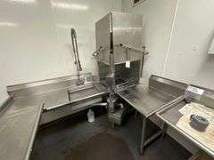 American Dish Service Upright Dish Machine w/ Dish Tables - Model AFC-3D-S - Serial No. 58468 - 120V - 77in x 94in x 72in