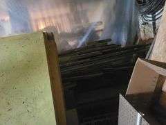 Contents of CORNER- Garbage Can - Globes - Various Wood