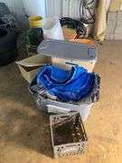 Totes, Boxes, Tarps, Blankets