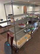 NSF 6 Tier Adjustable Wire Shelf on Casters 47.75" W x 18" D x 75.
