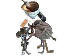Ice Tongs, Food Grinder, Cone Strainer