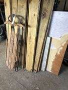Wooden Sled and Planks