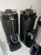 Three 1.5Gal. Bunn ThermoFresh Coffee Servers - Includes Filters and Creamers