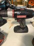 4 Craftsman Drills with 2 Batteries and 2 Battery Chargers