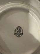 6 Syracuse China Pasta Bowls and Correlle Plates