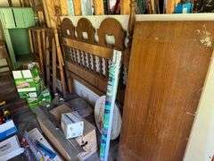 Large Lot of Misc. including Sprayer, Rope, Hardware, Manual Fastner Tool, Etc.