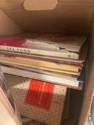 Box of Books with Novels, Cookbooks, and Outdoor Books