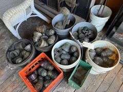 50 plus Antique Glass Insulators