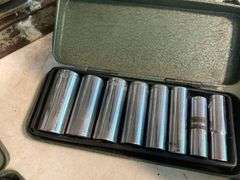 Various Sized Sockets, Various Drill Bits