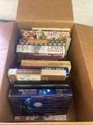 Various Cookbooks and Novels, Including Stephen King and James Patterson