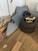 Crutches, Tires, Cushions, Sump Pump Discharge Hose