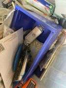 Box of Miscellaneous Electronic Pieces, Lights, and Outlets