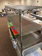NSF 6 Tier Adjustable Wire Shelf on Casters 47.75" W x 18" D x 75.