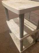 Metal Mesh Cart, Small Sterilite Shelving Unit
