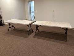 Two 6ft Folding Tables