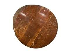 2 6ft Round Wooden Folding Tables