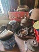 Vintage Toolboxes -Various Hardware - GutteGuard - Contents of Shelf