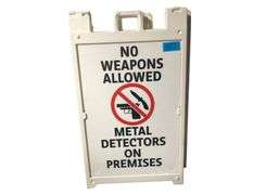 3 Large Folding Signs
