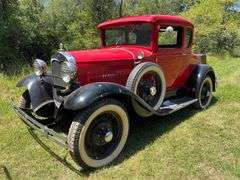 1930 Model A - Restored - VIN: A3449660 - With 1930s 4 Post Auto Lift