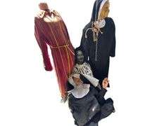 4 Mannequins Including 2 Nuns and other Prop